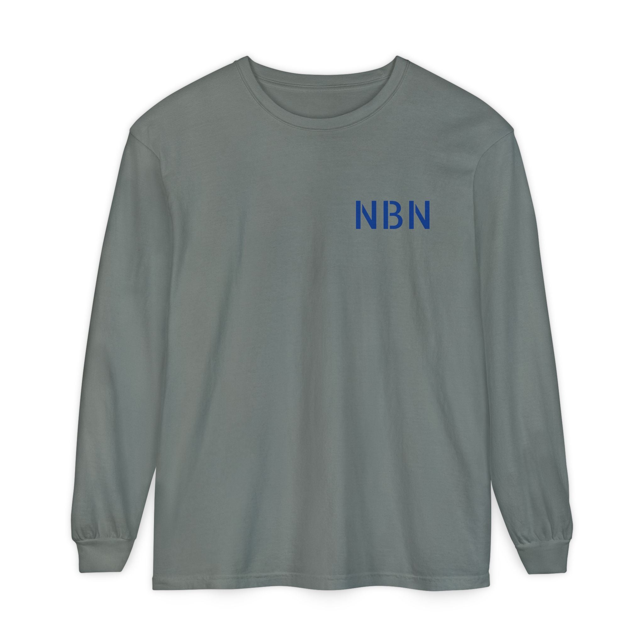 Moonlit Fishing Scene Long Sleeve Tee | Lake Night Fishing Graphic